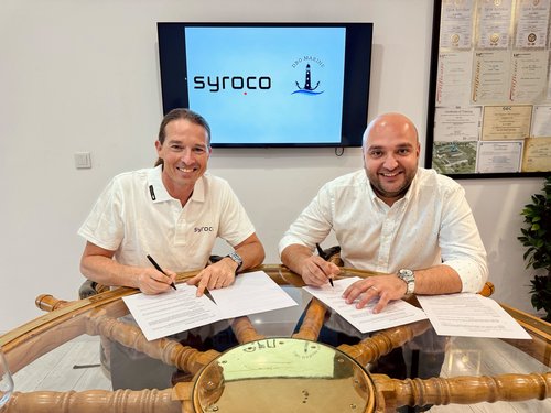 Alex Caizergues (Syroco) and Burak Oruc (DBO Marine Service)