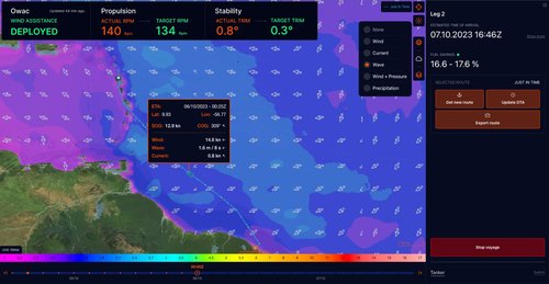 Routing with weather and advice